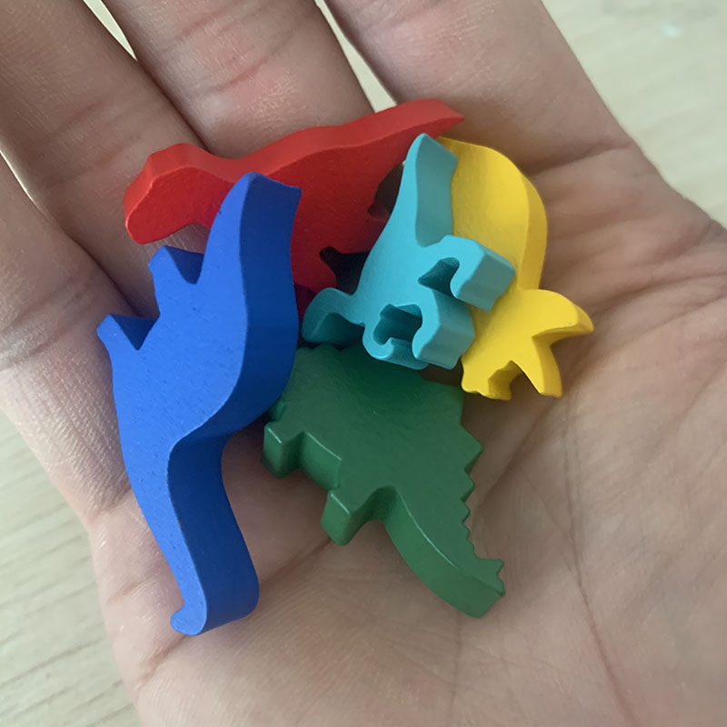 5 Pcs/set Wooden Dinosaur Boar - Board Game Catan recension och pris