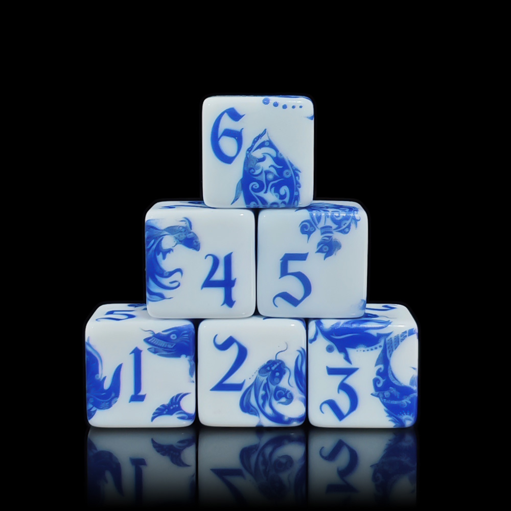 12Pcs Blue And White Porcelain - Board Game Live recension och pris