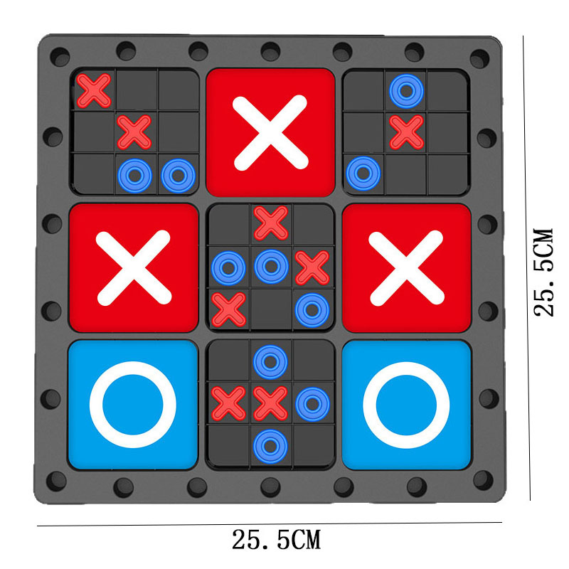 NEW 2 In1 Tic Tac Toe Board Ga - Strategy Board Game recension och pris