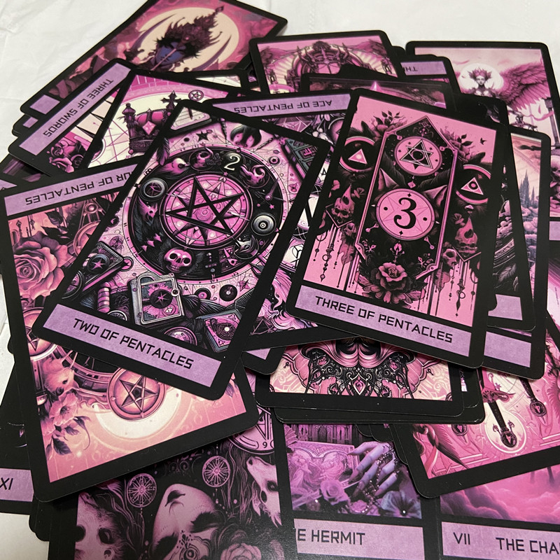 Pink Gothic Tarot Deck 78 Card - Board Game Of Life recension och pris